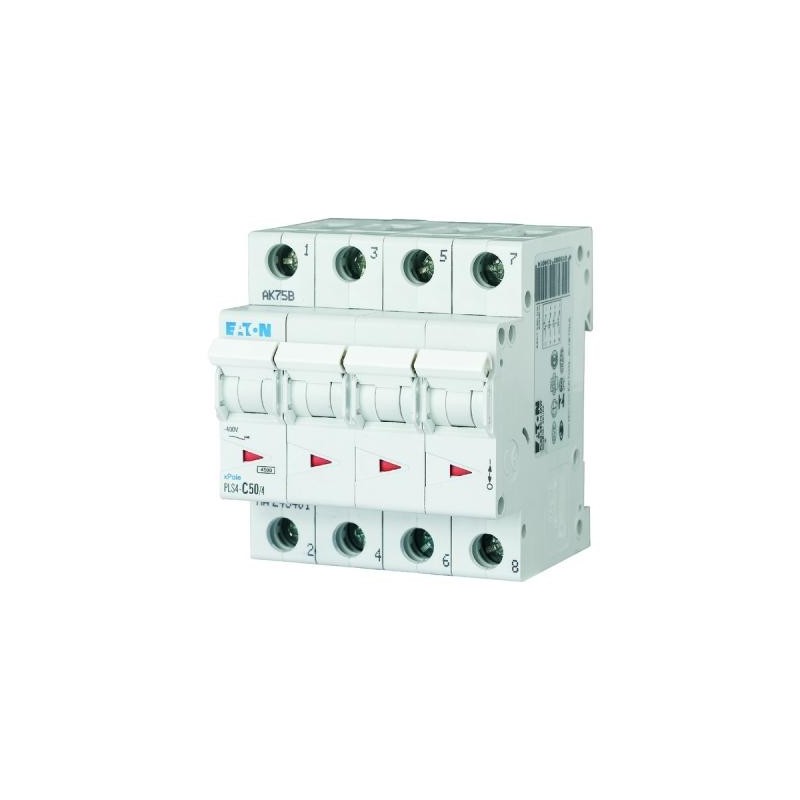 Disjoncteur Eaton 4p 50A 4,5kA C