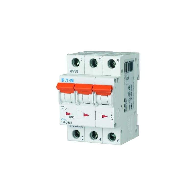 Disjoncteur Eaton 3p 63A 4,5kA C