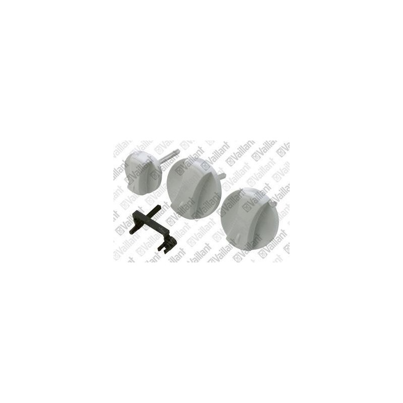 BOUTON VAILLANT gris 3pc de commande pour chauffe-eau