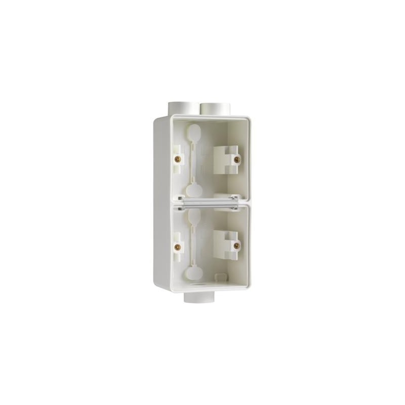 HYDRO BOITE DOUBLE 3 ENTREES BLANC
