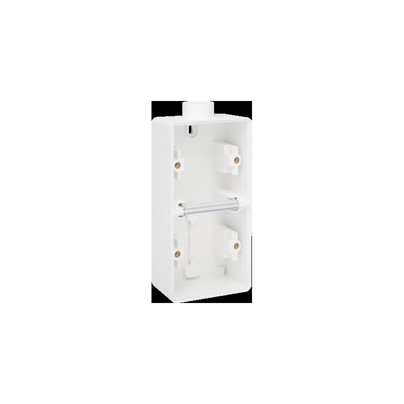 Double boîte en saillie étanche, deux fonctions, blanc