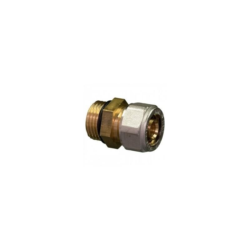 Raccord droit mâle avec O ring